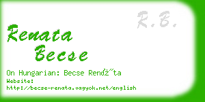 renata becse business card